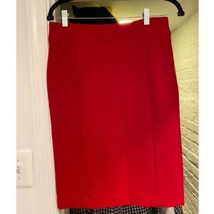 Ann Taylor Red Size 6 Pencil Skirt- Never worn